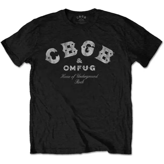 Discover Cbgb Classic Logo Official Tee T-Shirt Mens