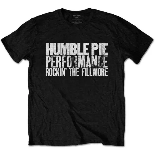 Discover Humble Pie Rockin The Fillmore Official Tee T-Shirt Mens Unisex