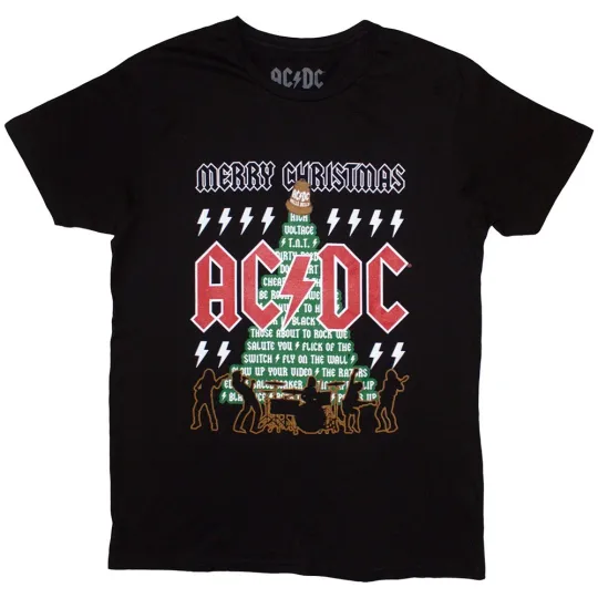 Discover AC-DC Merry Christmas Official Tee T-Shirt Mens