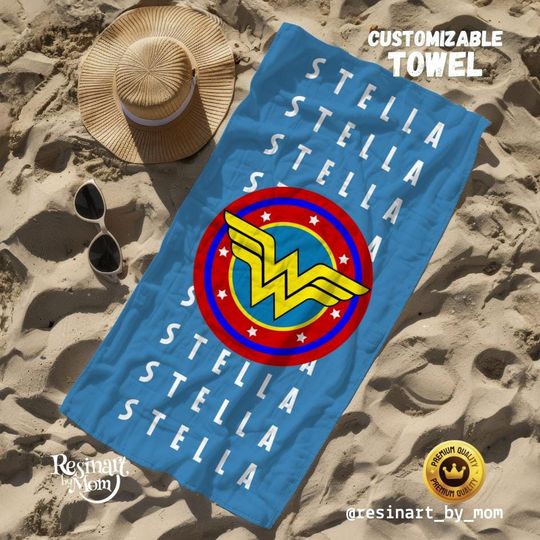 Discover Personalized Avengers Beach Towel, Super Hero Gift