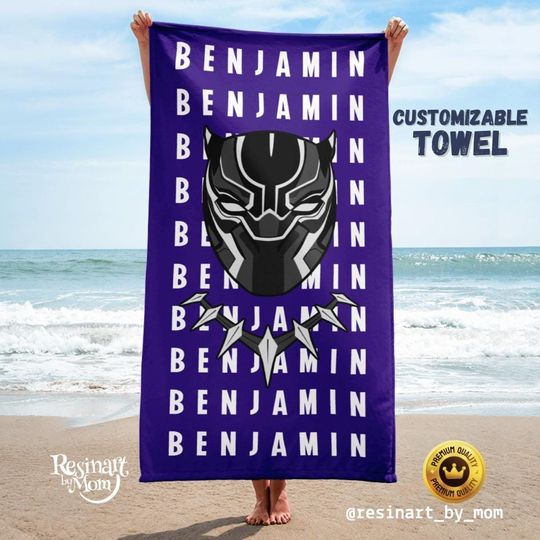 Discover Personalized Avengers Beach Towel, Super Hero Gift