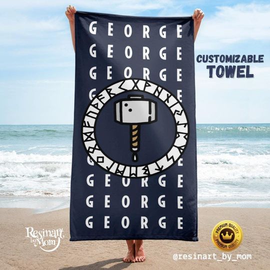 Discover Personalized Avengers Beach Towel, Beach Towel Gift, Summer Towel