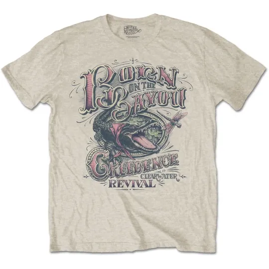 Discover Creedence Clearwater Revival Born In The Bayou Mens T-Shirt