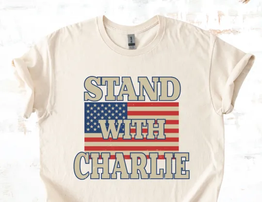 Discover Charlie Kirk Memorial T-Shirt Rest In Peace USA Clothing T-Shirt