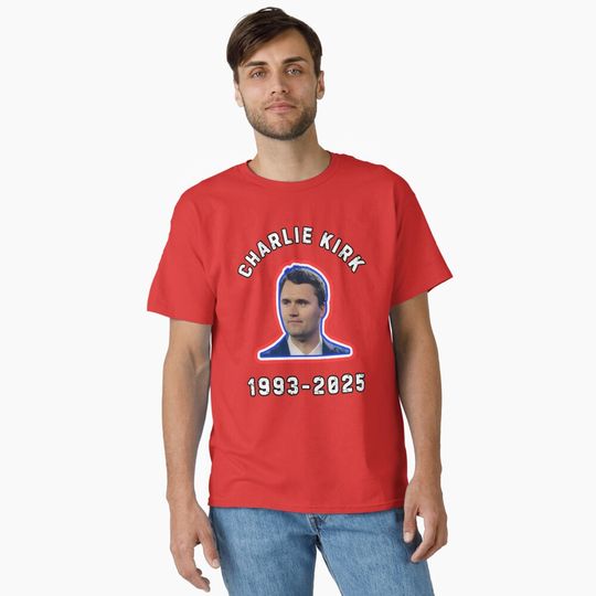 Discover Rip Charlie Kirk Classic T-Shirt