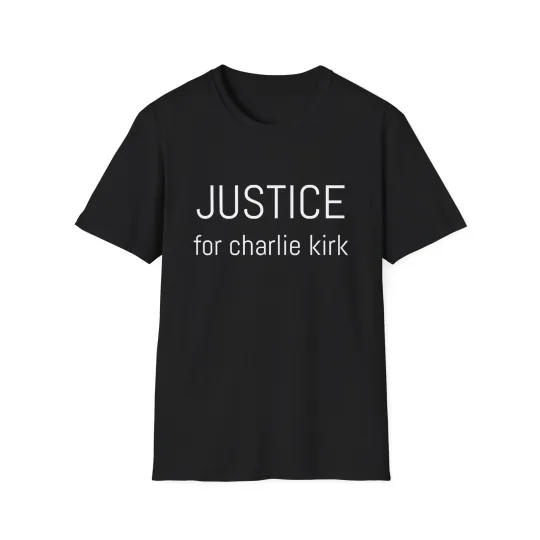 Discover Charlie Kirk Justice Cotton Shirt