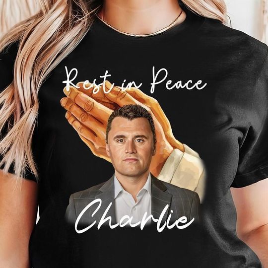 Discover Charlie Kirk Shirt, Rest in Peace Charlie Shirt, A True Patriot Charlie Kirk Sweatshirt