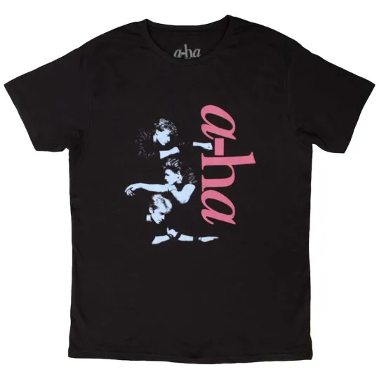 Discover A-ha Vertical Logo T-Shirt Men’s Unisex