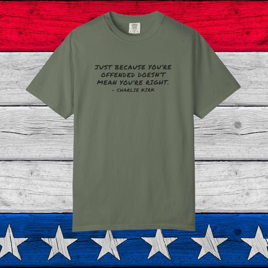 Charlie Kirk Unisex T-shirt, Minimalist Famous Quote Republican Tee, Free Speech Conservative Political Truth Shirt