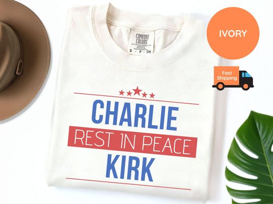 Discover Charlie Kirk Rest in Peace Shirt, Make America Great Again, Unisex Political T-Shirt