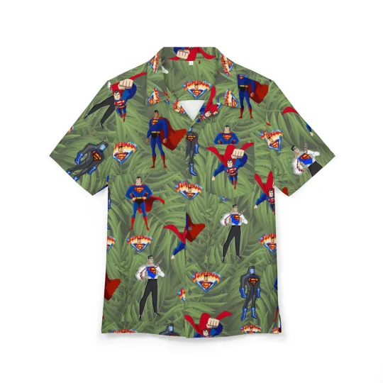 Superman Animated Unisex Hawaiian Shirt