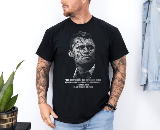 Discover Charlie Kirk RIP Shirt,  RIP Charlie Kirk Shirt, A True Patriot Charlie Kirk, Charlie Kirk Memorial, America Freedom,