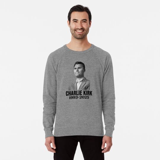 Discover Rest In Peace Charlie Kirk Lightweight Sweatshirt