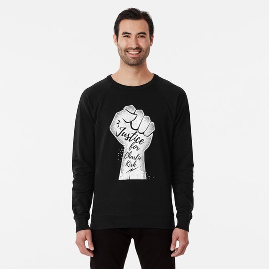 Discover Justice For Charlie Kirk Lightweight Sweatshirt