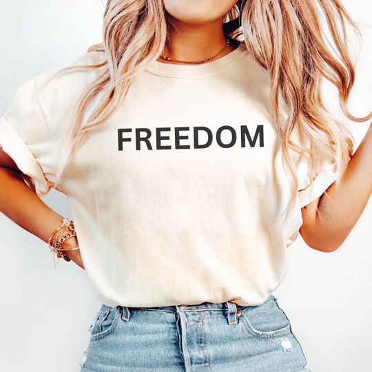 Discover Comfort Colors Charlie kirk freedom shirt, freedom shirt Justice For Charlie Kirk Unisex T-Shirt, CHARLIE SHIRT, charlie kirk t shirt