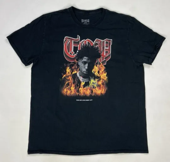 Discover YoungBoy Never Broke Again Graphic T-Shirt Men Large Black