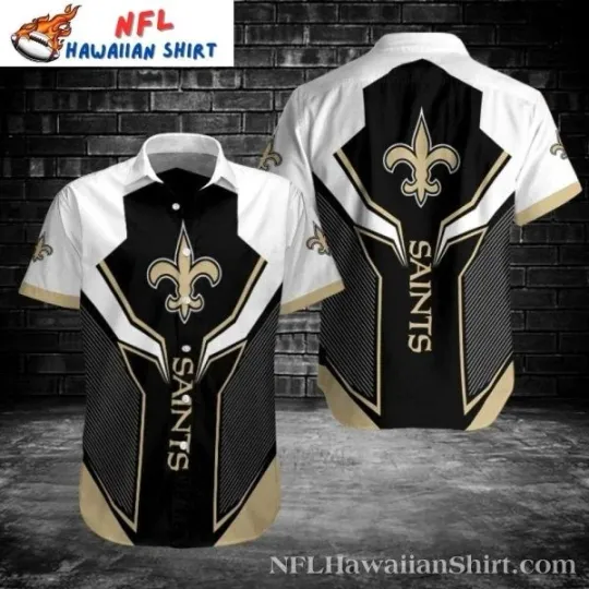 Discover Bold Geometric Play – Saints Modern Hawaiian Shirt Size S-5XL