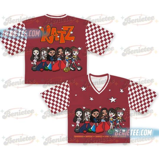 KATSEYE "KATZ" Football Jersey Croptop, Katseye Gnarly Jersey
