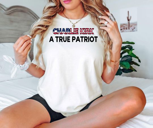 Discover Charlie Kirk Shirt, Pray For Charlie,RIP Charlie Kirk T-Shirt, Memorial Tee, Republican Shirt, Patriotic American Tee, Charlie Kirk Tribute