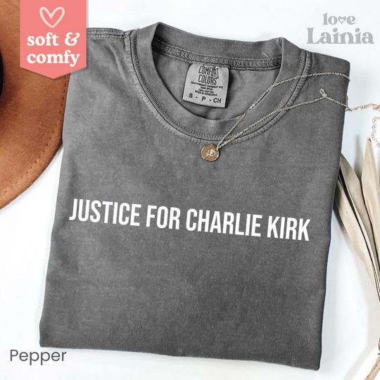 Justice for Charlie Kirk Shirt, Prayers for Charlie Kirk Tshirt, Republican Shirt, Free Speech T-shirt, Human Rights Political Tee Shirt