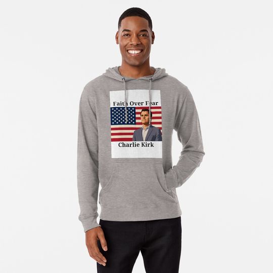 Charlie Kirk Commemorative Hoodie – In Loving Memory Pullover