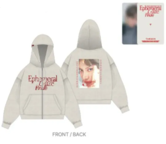 Discover Taemin Hoodie Zip-Up with Photocard Set – 2025 World Tour Ephemeral Gaze Finale