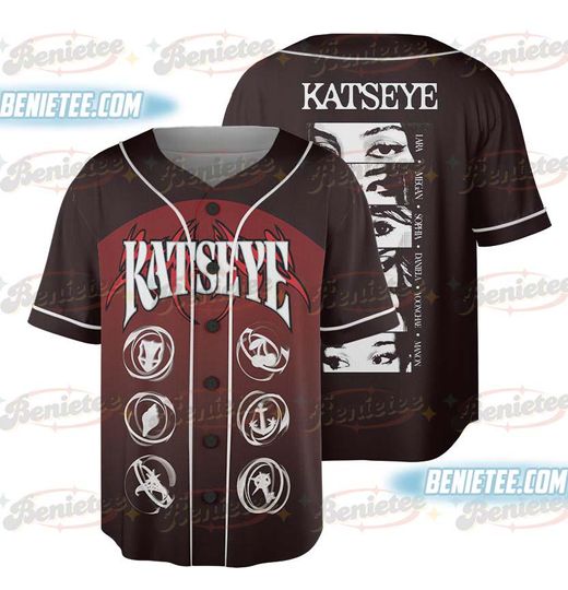 Discover Katseye Kpop Baseball JErsey, Fan Inspired Katseye Band Jersey, Graphic Kpop Shirt, Unisex Katseye Merch, Concert Shirt