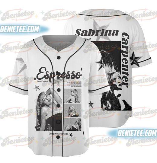 Discover Sabrina Carpenter Short N Sweet Album Baseball Jersey