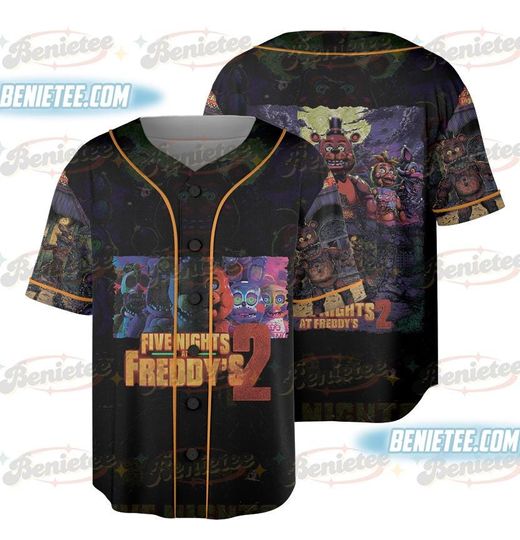 Halloween HN 2025 Baseball Jersey, Universal Studios Scary movie shirt, Five Nights at Freddy's Halloween Jersey