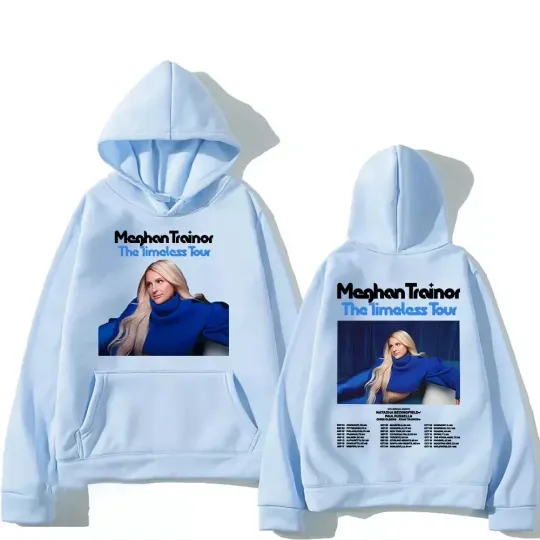 Meghan Trainor The Timeless Tour 2024 Double Sided Hoodie for Music Lovers