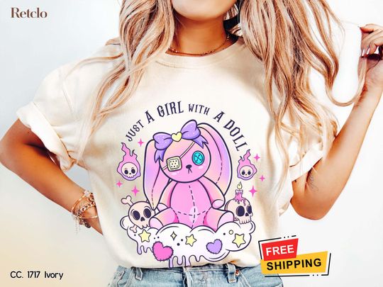 Discover Halloween Shirt, Teddy Bear, Doll Retro Halloween Shirt, Halloween Ghost Tee, Halloween Women's Spooky Season TShirt