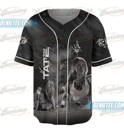 Discover Tate McRae 2025 Concert Baseball Jersey, Tate McRae Miss Possessive Tour 2025 Jersey