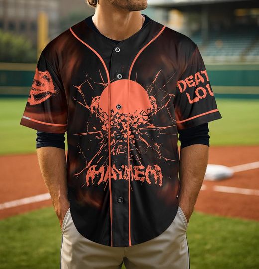 Shattered Mirror MAYHEM Ld ga Baseball Jersey