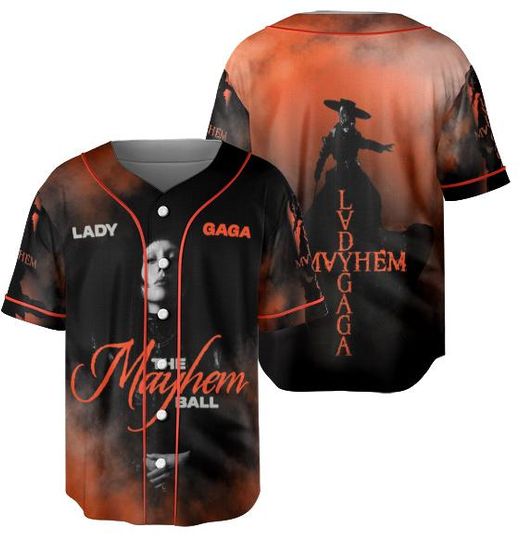 Discover Lady Concert Tee Gaga Fans Jersey, Music Lover Baseball Jersey, Song Released That s when I came alive, Gift for Her