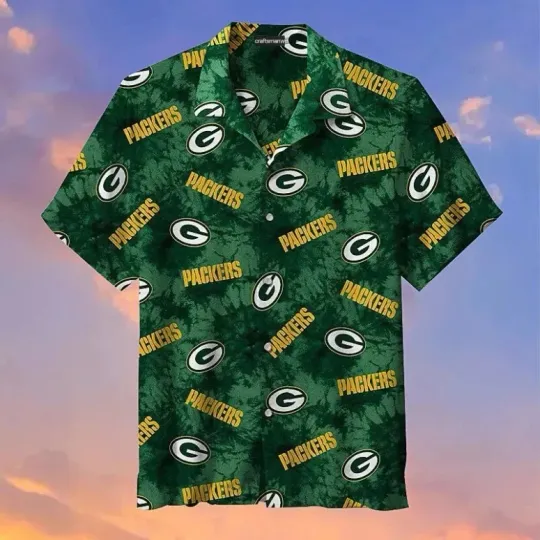 Discover Green Bay Packers Classic Pattern Summer Aloha Unisex Hawaiian Shirt