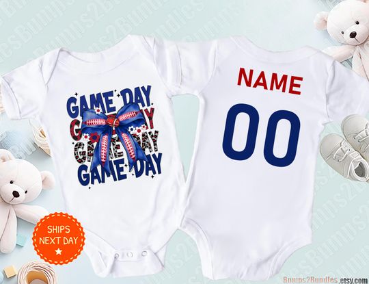 Discover Personalized New York Giants Baby Sleepsuit, Gift for Football Fan