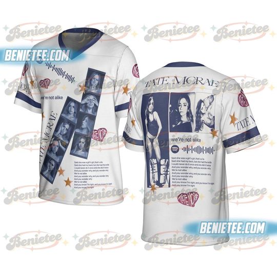 Discover Tate McRae Shirt, Miss Possessive Tour 2025 Football Jersey