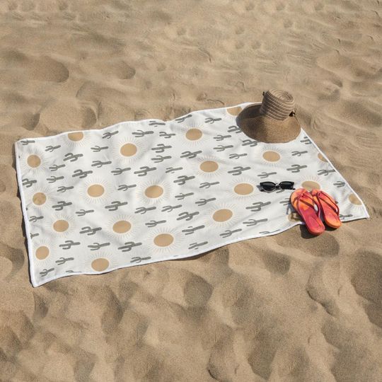 Discover Desert Cowgirl Bachelorette Beach Towel, Vowgirl Bride Or Bridesmaid Pool Towel, Western Bach Party