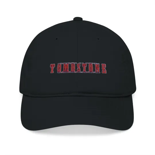 Discover Tombstone Old West Town AZ Embroidered Organic Baseball Cap
