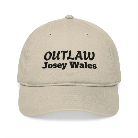 Discover Outlaw Josey Wales Embroidered Organic Baseball Cap Western Cowboy Hat