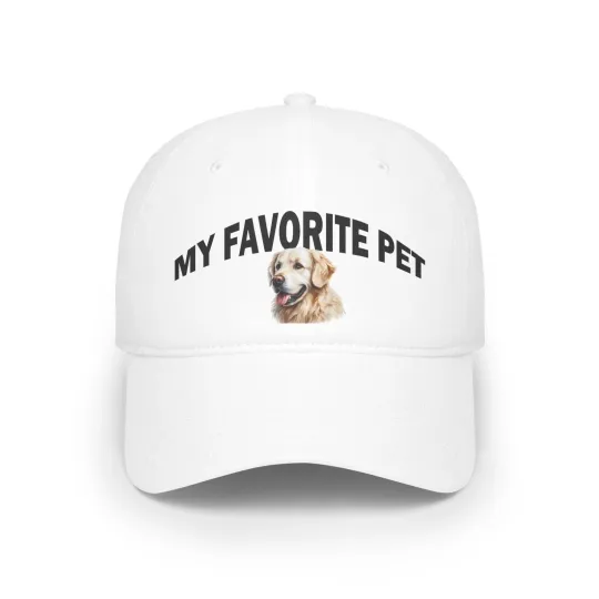Discover Golden Retriever Pet Dog Baseball Cap Low Profile Hat