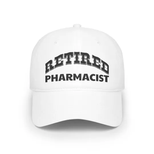 Discover Retired Pharmacist Low Profile Baseball Cap