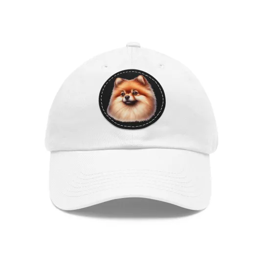 Discover My Pomeranian Baseball Cap Adjustable Casual Pet Lover Hat