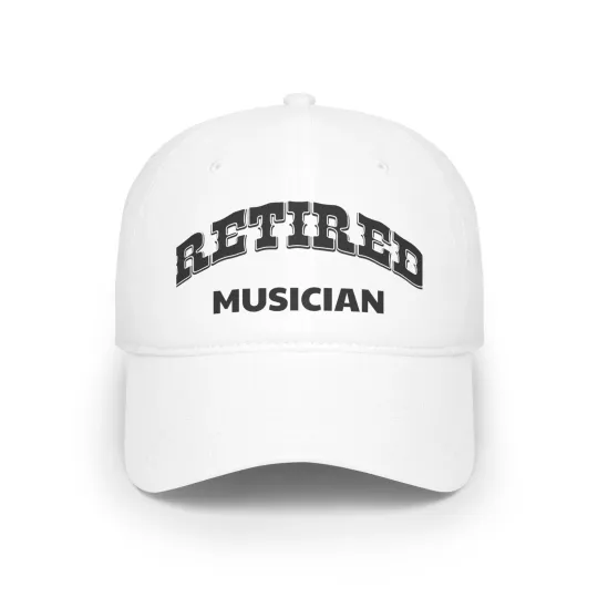 Discover Retired BARTENDER Low Profile  Baseball Cap hat ROCK N ROLL
