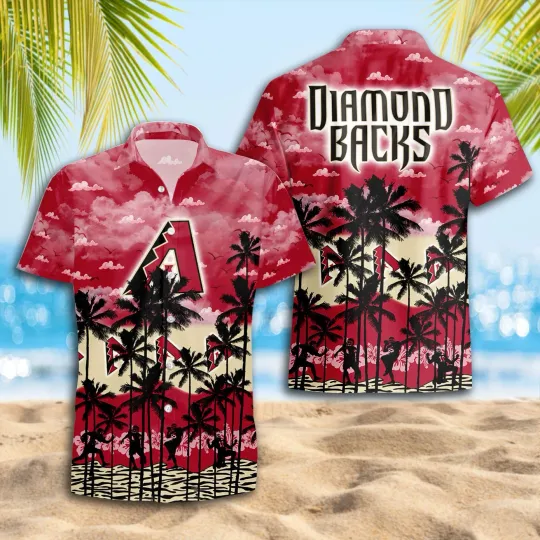 Discover Arizonna Diamondbacks Desert Bloom Hawaiian Shirt