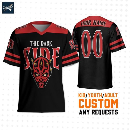 Discover Personalize Star Wars Darth Maul Sith Lord , Custom Disney Football Jersey Sports, Cute Gifts For Fans Disney, Best Birthday Gift