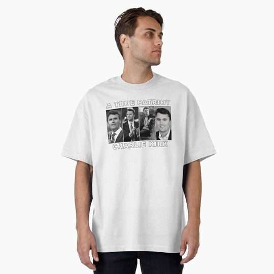 Discover charlie kirk | justice for charlie kirk, pray for charlie kirk Oversized T-Shirt