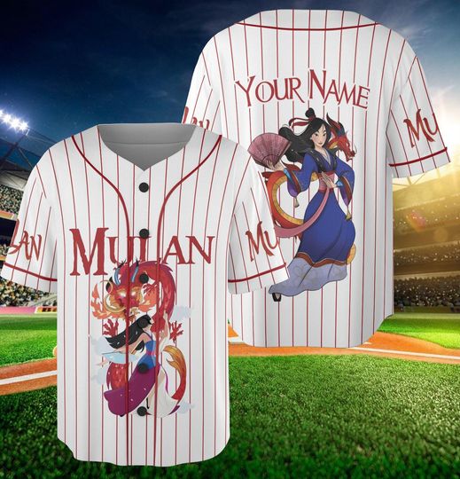 Discover Custom Mushu Dragon Dishonor On You Dishonor On Your Cow Baseball Jersey, Disney Mulan Baseball Shirt, Disneyland Family Trip Tee