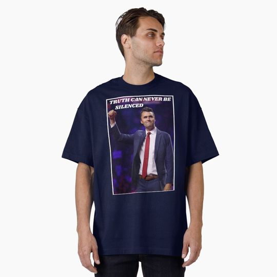 Charlie Kirk TRUTH CAN NEVER BE SILENCED T-Shirt, Memory Charlie Kirk
