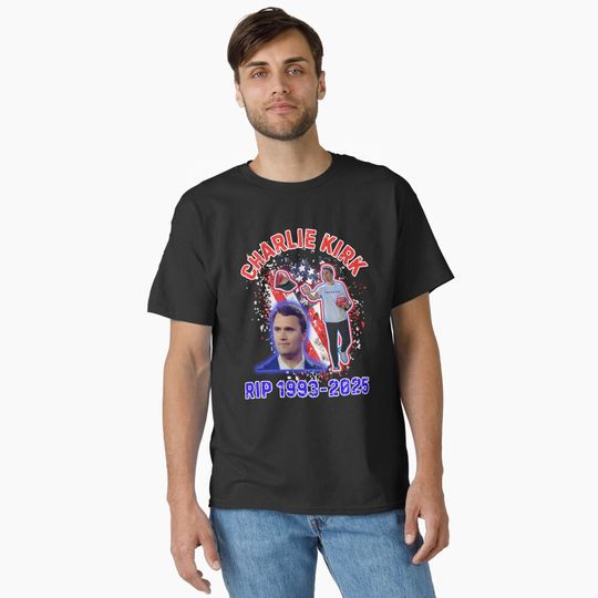 Discover Rip Charlie Kirk Classic T-Shirt
